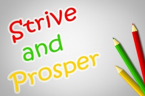 Strive And Prosper Concept